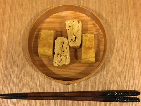 めんつゆで卵焼き　簡単♪